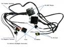 H4 Special HID Wiring Harness Full Kit